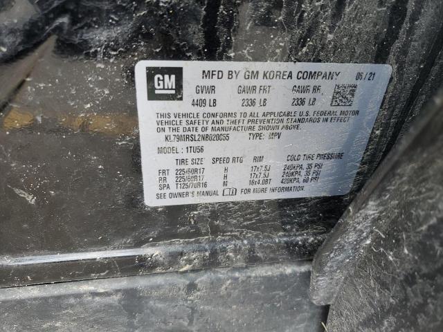 Photo 14 from auction – 2022 CHEVROLET TRAILBLAZE with VIN KL79MRSL2NB020055