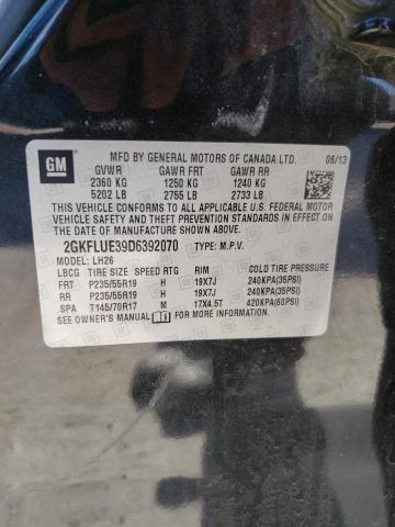 Photo 14 from auction – 2013 GMC TERRAIN SL with VIN 2GKFLUE39D6392070