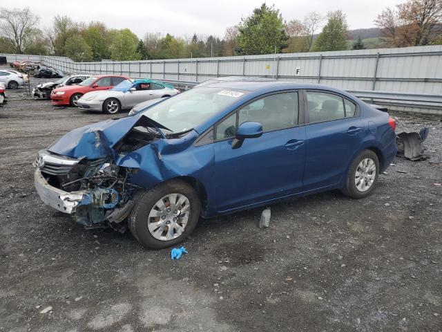 HONDA CIVIC LX 2012 with VIN 19XFB2F50CE326931 - Photo from auction
