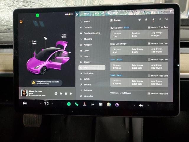 Photo 9 from auction – 2021 TESLA MODEL 3 with VIN 5YJ3E1EB2MF044104