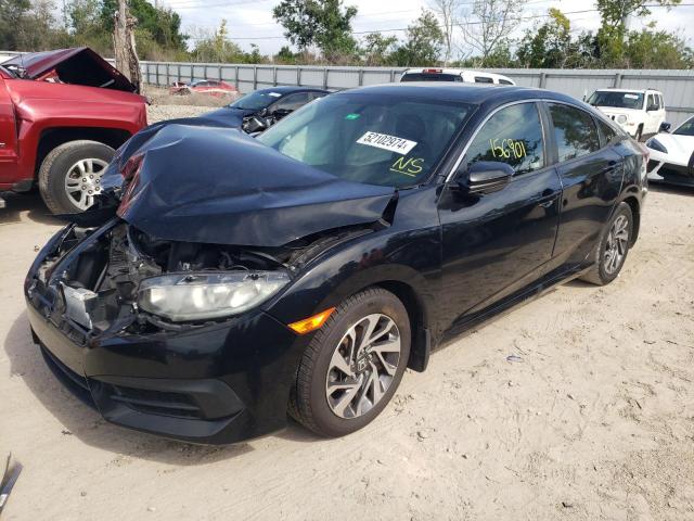 HONDA CIVIC EX 2018 with VIN 19XFC2F73JE032550 - Photo from auction