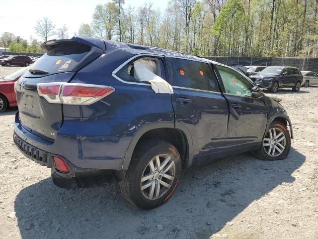 Photo 3 from auction – 2014 TOYOTA HIGHLANDER with VIN 5TDZARFH9ES008947
