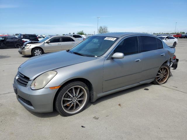 INFINITI G35 2006 with VIN JNKCV51E86M513812 - Photo from auction