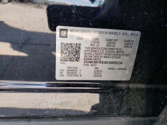 Photo 14 from auction – 2019 CHEVROLET BLAZER PRE with VIN 3GNKBFRS4KS609234