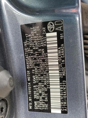 Photo 12 from auction – 2017 TOYOTA COROLLA L with VIN 2T1BURHE1HC950015