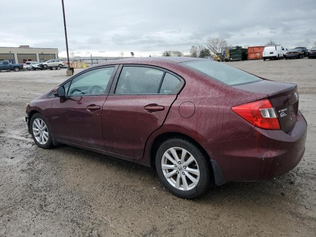 Photo 2 from auction – 2012 HONDA CIVIC EX with VIN 19XFB2F8XCE050560