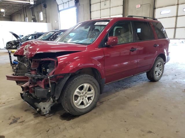 HONDA PILOT EXL 2004 with VIN 5FNYF18664B007445 - Photo from auction