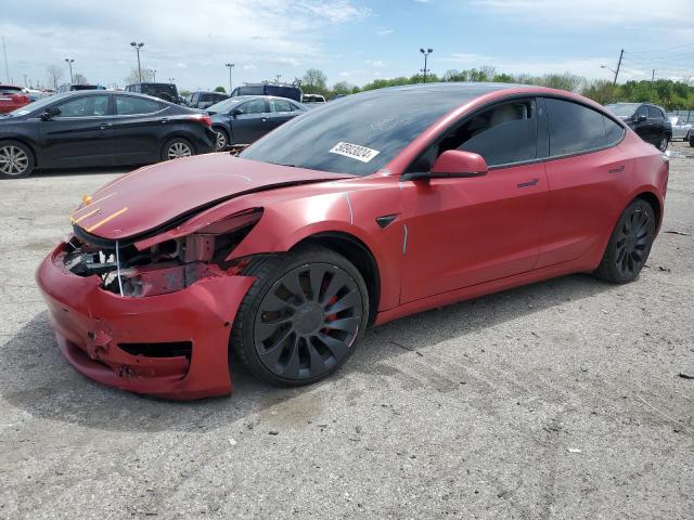 TESLA MODEL 3 2022 with VIN 5YJ3E1EC8NF108639 - Photo from auction