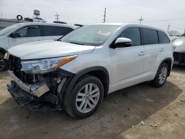 TOYOTA HIGHLANDER 2016 with VIN 5TDBKRFH1GS264128 - Photo from auction