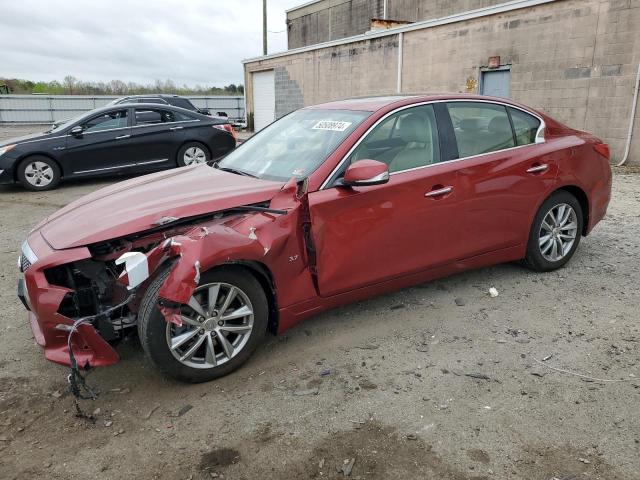 INFINITI Q50 BASE 2014 with VIN JN1BV7AR4EM688202 - Photo from auction