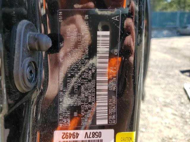 Photo 14 from auction – 2014 TOYOTA SIENNA XLE with VIN 5TDDK3DCXES078355