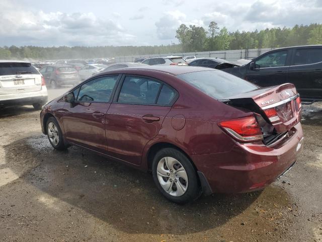 Photo 2 from auction – 2013 HONDA CIVIC LX with VIN 2HGFB2F57DH599503