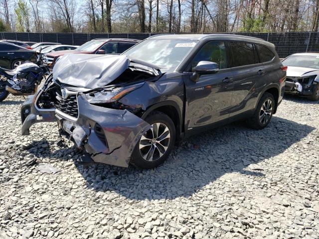 TOYOTA HIGHLANDER 2020 with VIN 5TDHBRCH1LS501466 - Photo from auction
