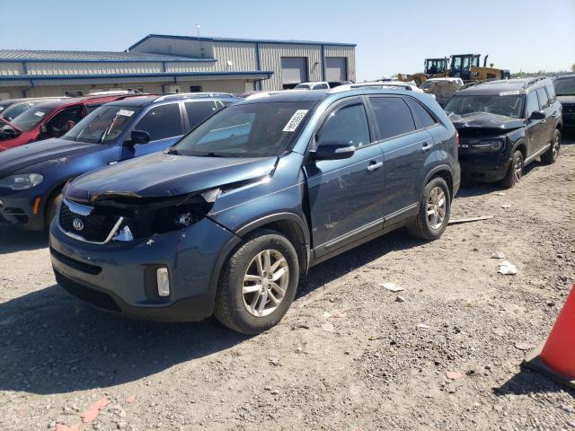 KIA SORENTO LX 2014 with VIN 5XYKT3A67EG448645 - Photo from auction