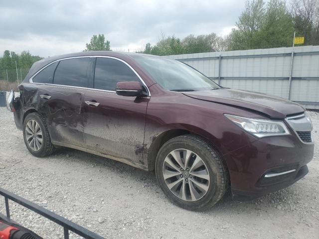 Photo 4 from auction – 2015 ACURA MDX TECHNO with VIN 5FRYD4H42FB025190