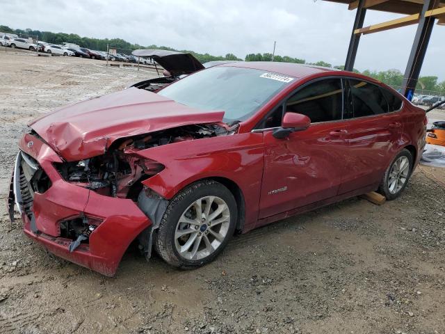 FORD FUSION SE 2019 with VIN 3FA6P0LUXKR206973 - Photo from auction