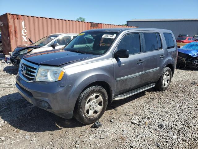 HONDA PILOT LX 2014 with VIN 5FNYF3H21EB005032 - Photo from auction