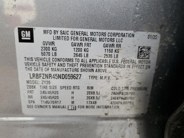 Photo 14 from auction – 2022 BUICK ENVISION E with VIN LRBFZNR45ND059627