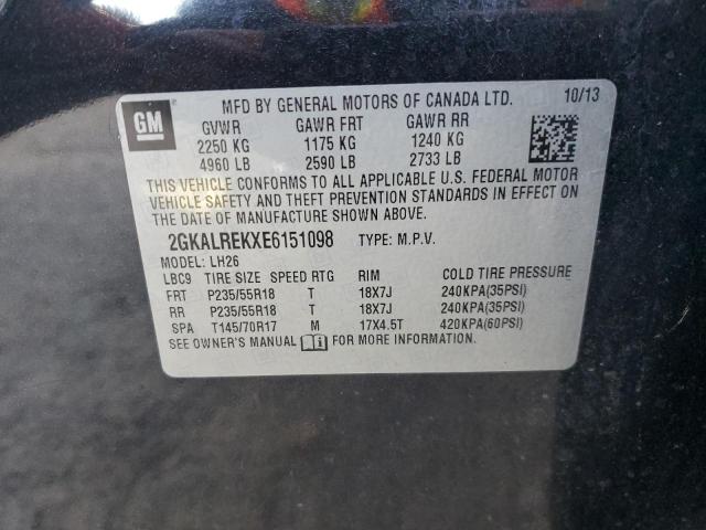 Photo 14 from auction – 2014 GMC TERRAIN SL with VIN 2GKALREKXE6151098
