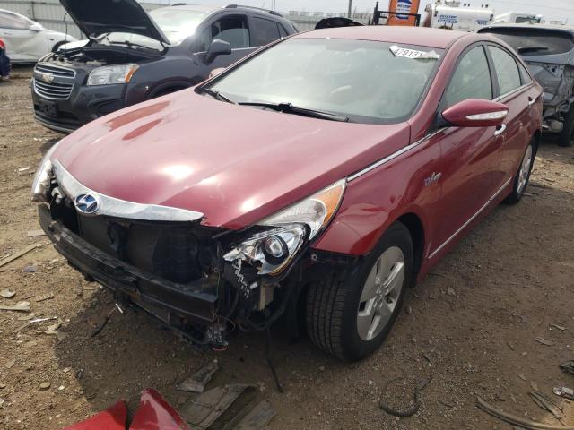 HYUNDAI SONATA HYB 2012 with VIN KMHEC4A44CA054627 - Photo from auction