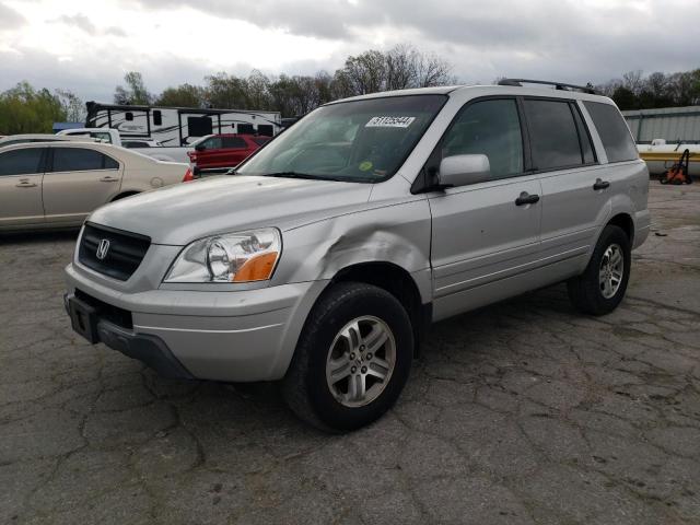 HONDA PILOT EXL 2005 with VIN 2HKYF18755H572152 - Photo from auction