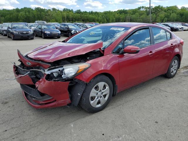 KIA FORTE LX 2015 with VIN KNAFX4A65F5436738 - Photo from auction