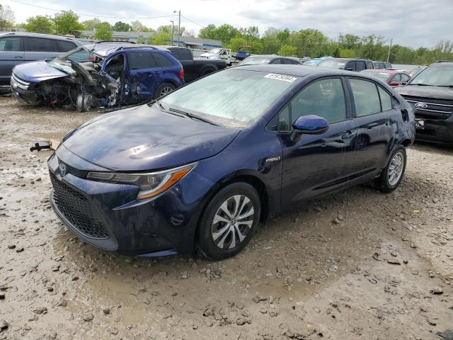 TOYOTA COROLLA LE 2021 with VIN JTDEAMDE9MJ010297 - Photo from auction