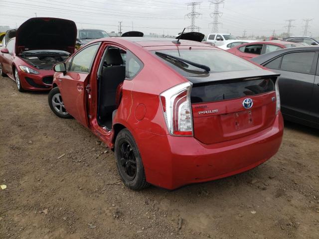 Photo 2 from auction – 2015 TOYOTA PRIUS with VIN JTDKN3DU7F0417634