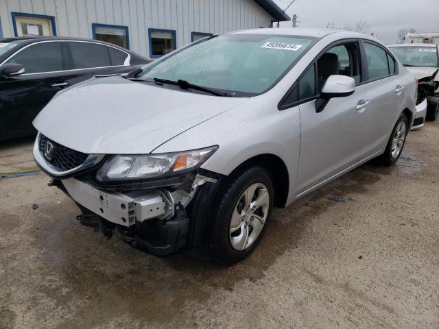 Photo 1 from auction – 2013 HONDA CIVIC LX with VIN 19XFB2F58DE078476