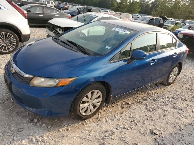 HONDA CIVIC LX 2012 with VIN 2HGFB2F55CH534597 - Photo from auction