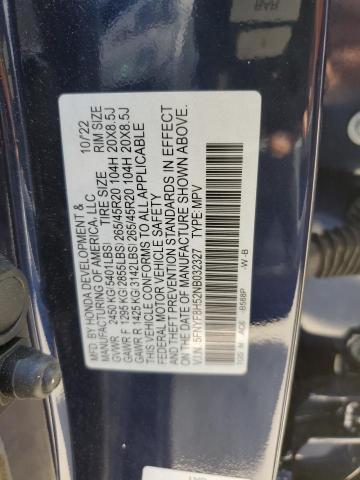 Photo 14 from auction – 2022 HONDA PASSPORT E with VIN 5FNYF8H52NB032327