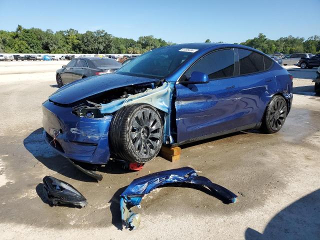 TESLA MODEL Y 2022 with VIN 7SAYGDEF6NF451089 - Photo from auction