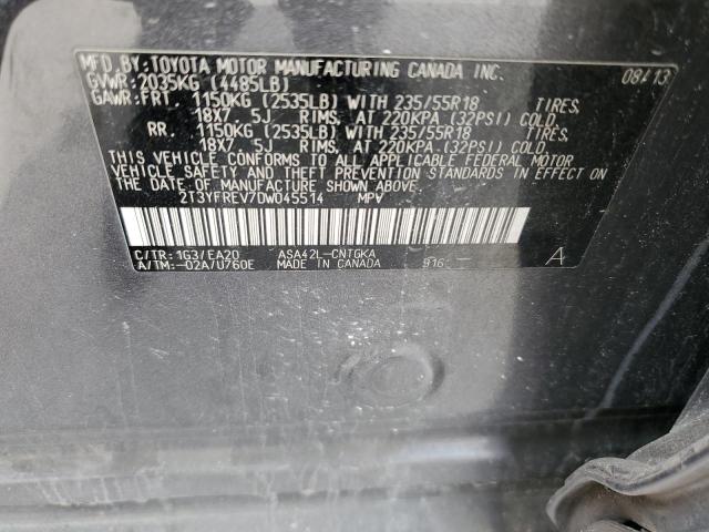 Photo 14 from auction – 2013 TOYOTA RAV4 LIMIT with VIN 2T3YFREV7DW045514