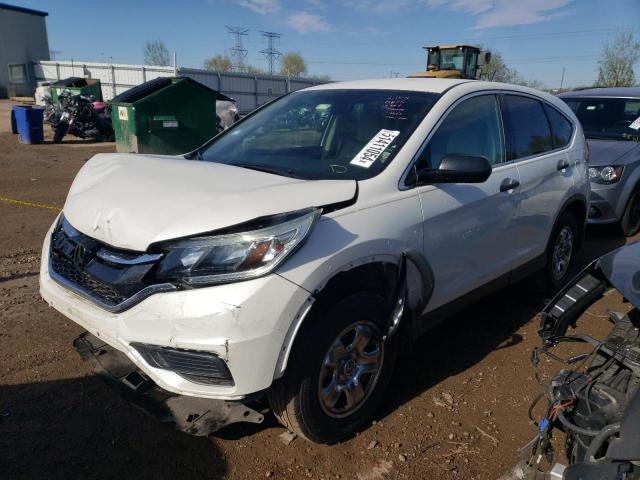HONDA CR-V LX 2015 with VIN 5J6RM4H34FL004622 - Photo from auction