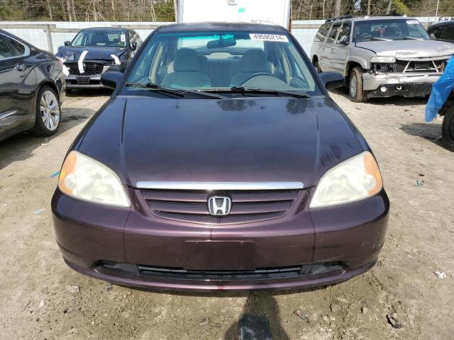 Photo 5 from auction – 2001 HONDA CIVIC with VIN 2HGES15531H505104