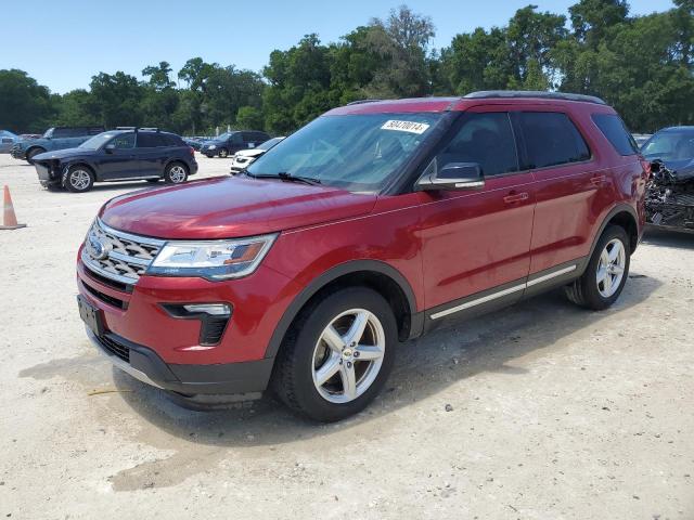 FORD EXPLORER X 2018 with VIN 1FM5K7D88JGA12233 - Photo from auction