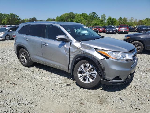 Photo 4 from auction – 2015 TOYOTA HIGHLANDER with VIN 5TDJKRFH4FS113777