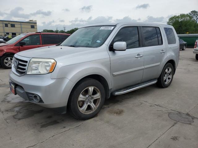 HONDA PILOT EXLN 2014 with VIN 5FNYF4H79EB023313 - Photo from auction