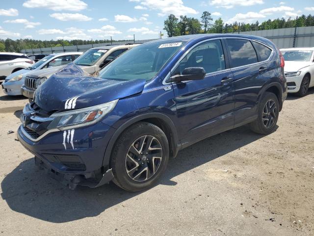 HONDA CR-V SE 2016 with VIN 2HKRM3H42GH524199 - Photo from auction