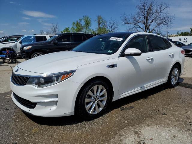 KIA OPTIMA EX 2016 with VIN 5XXGU4L3XGG021527 - Photo from auction