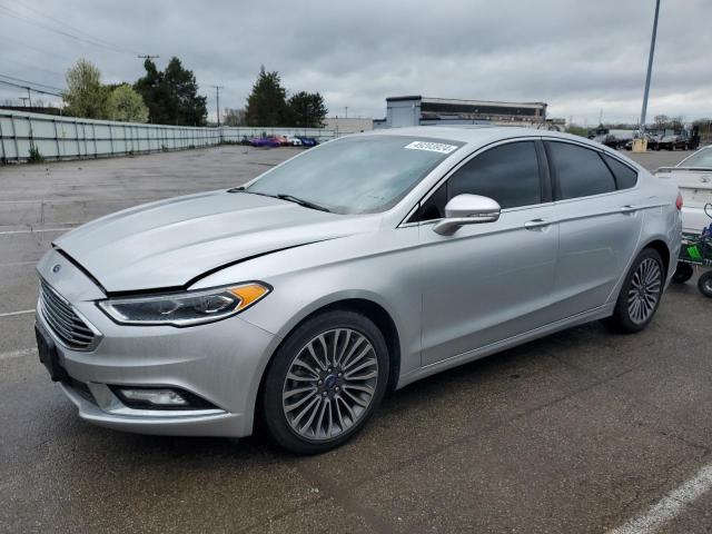 FORD FUSION SE 2017 with VIN 3FA6P0T99HR185604 - Photo from auction