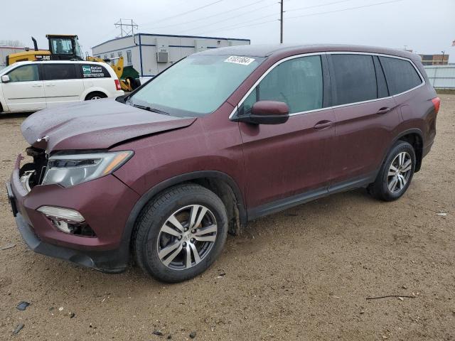 HONDA PILOT EX 2016 with VIN 5FNYF6H38GB022617 - Photo from auction