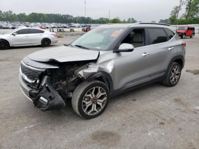 KIA SELTOS SX 2021 with VIN KNDETCA27M7188995 - Photo from auction