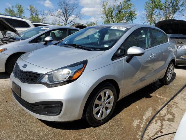 KIA RIO LX 2013 with VIN KNADM4A38D6127018 - Photo from auction