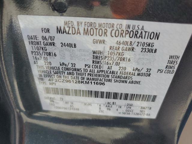Photo 14 from auction – 2008 MAZDA TRIBUTE S with VIN 4F2CZ96128KM11696
