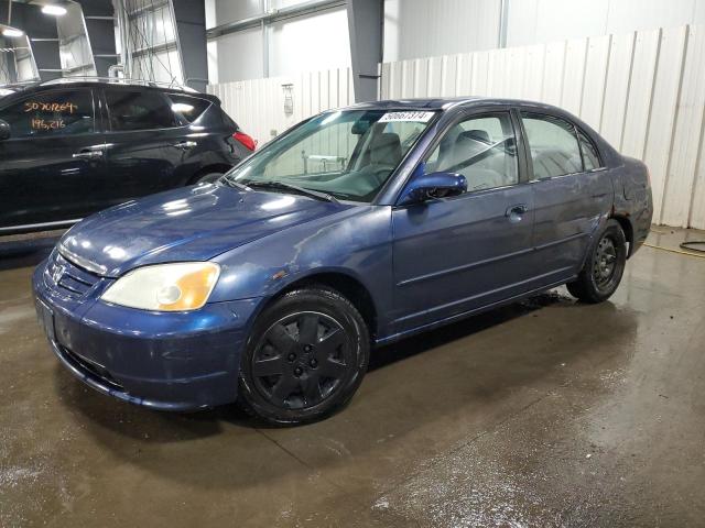 Photo 1 from auction – 2001 HONDA CIVIC EX with VIN 2HGES267X1H611460