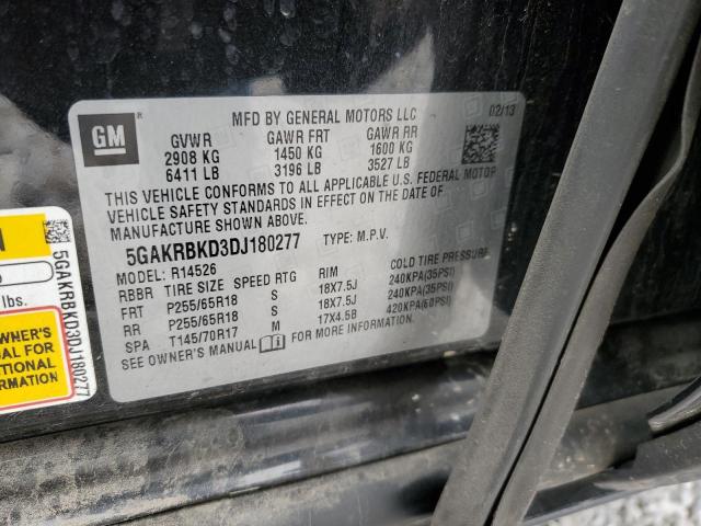 Photo 14 from auction – 2013 BUICK ENCLAVE with VIN 5GAKRBKD3DJ180277