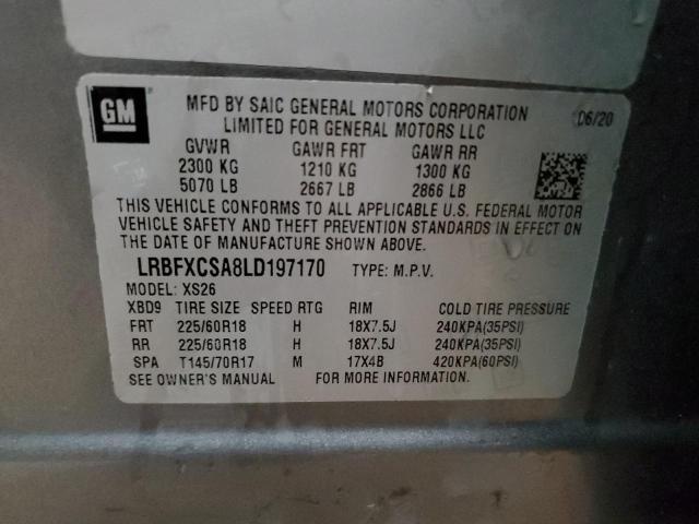 Photo 14 from auction – 2020 BUICK ENVISION E with VIN LRBFXCSA8LD197170