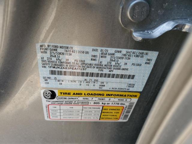 Photo 14 from auction – 2023 FORD EXPEDITION with VIN 1FMJK2A83PEA11257