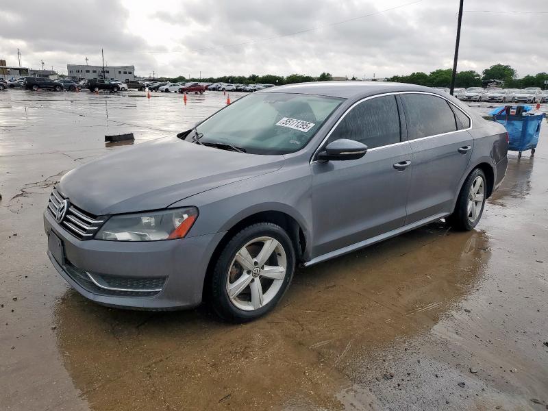VOLKSWAGEN PASSAT SE 2012 with VIN 1VWBP7A34CC010861 - Photo from auction